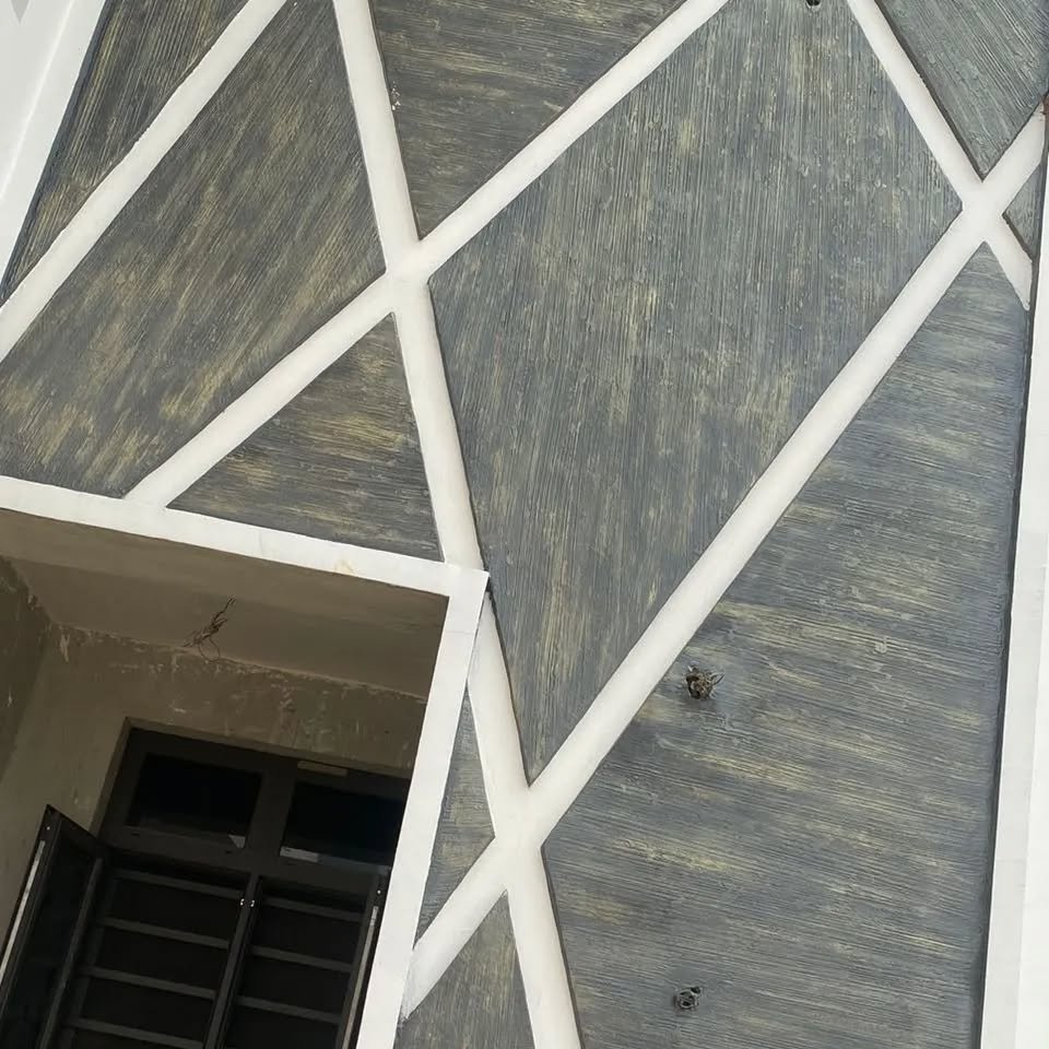 Peinture décorative maison à Yaoundé